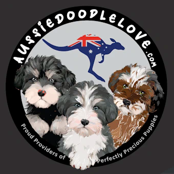 the large AussieDoodle logo in the footer area